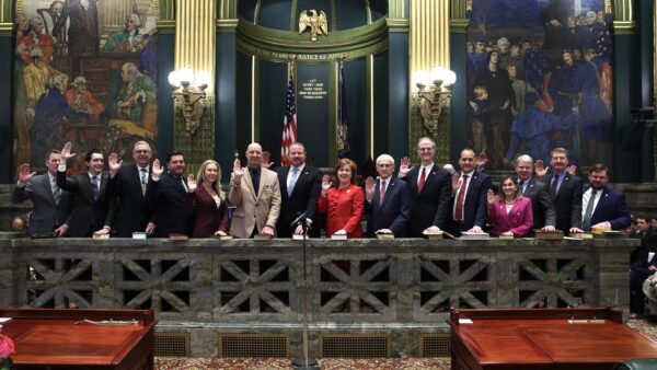 Keefer Sworn in for First PA Senate Term