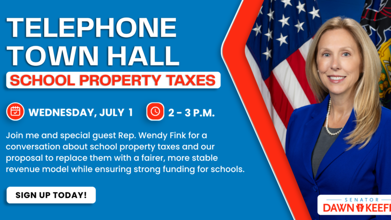 School Property Tax Elimination Telephone Town Hall