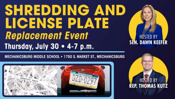 Keefer, Kutz Host Free Shredding and License Plate Replacement Event